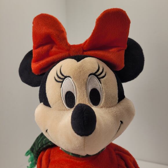 Minnie Mouse Animated Christmas Plush Dances To Jingle Bells Side Step 13" EUC - Picture 7 of 10